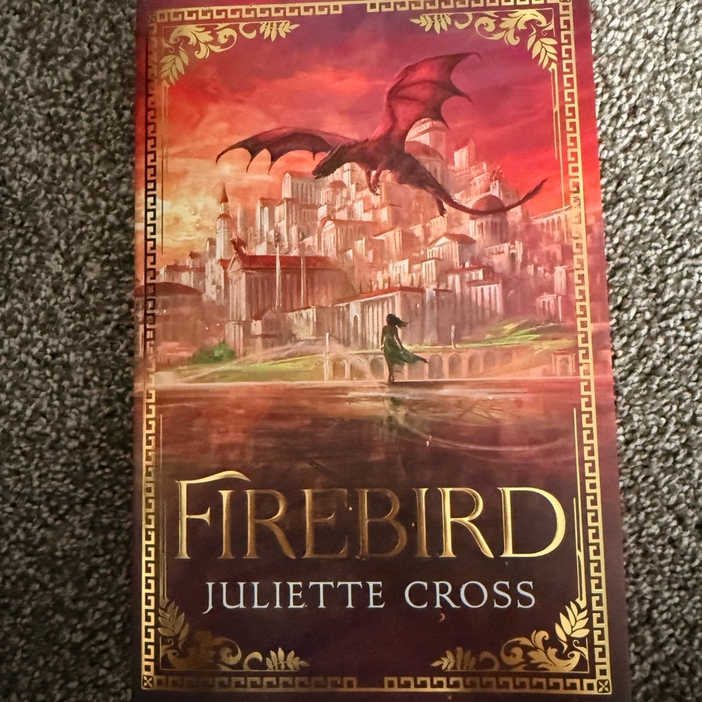 Firebird by Juliette Cross - Vibrant Red and Gold Fantasy Novel
